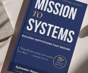 Mission to Systems Hard cover mockup